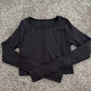 Lululemon Ebb to Street Cropped Long Sleeve